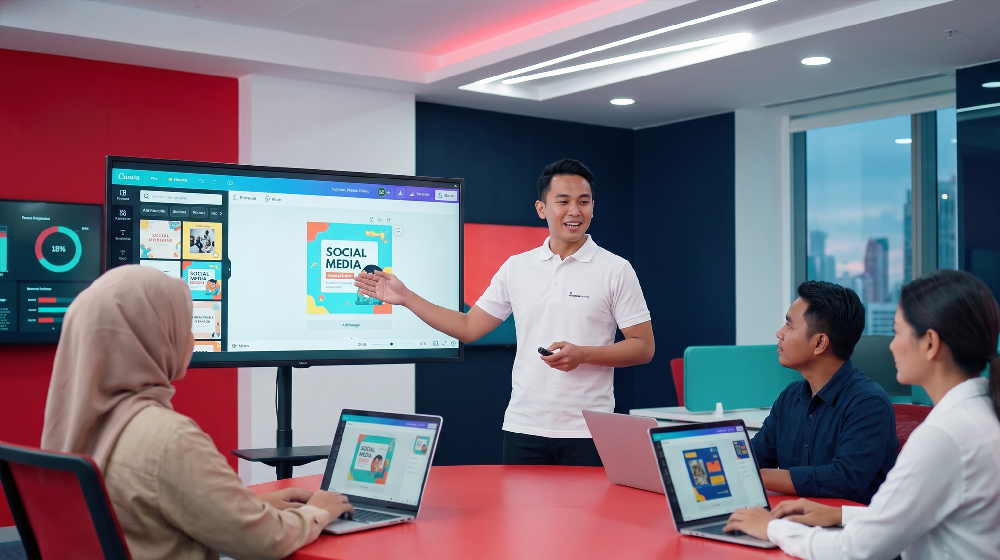 Canva with AI: Visual Design for Business Content